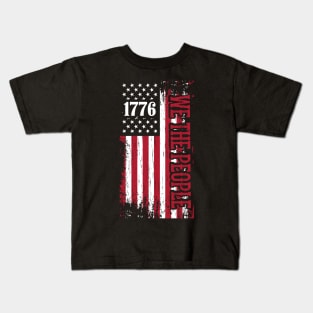 1776 Patriot Day We the People Kids T-Shirt